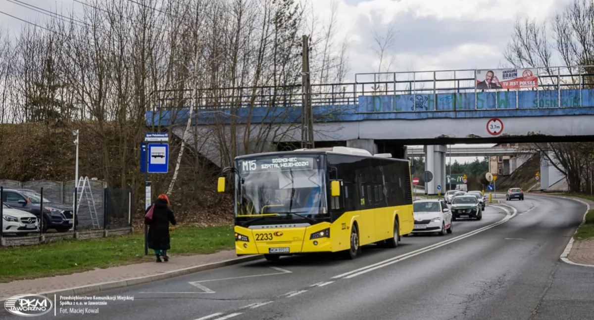 Nowy przystanek na trasie linii M15 – lepsze połączenia między Tychami, Sosnowcem a Jaworznem