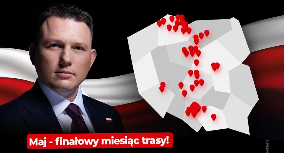Sławomir Mentzen w Jaworznie na początku maja