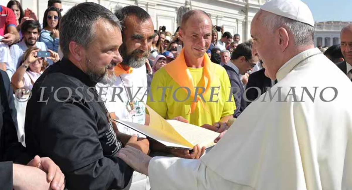 Wspólnota Betlejem w roku 2014 na spotkaniu z Papieżem Franciszkiem - wspomnienia