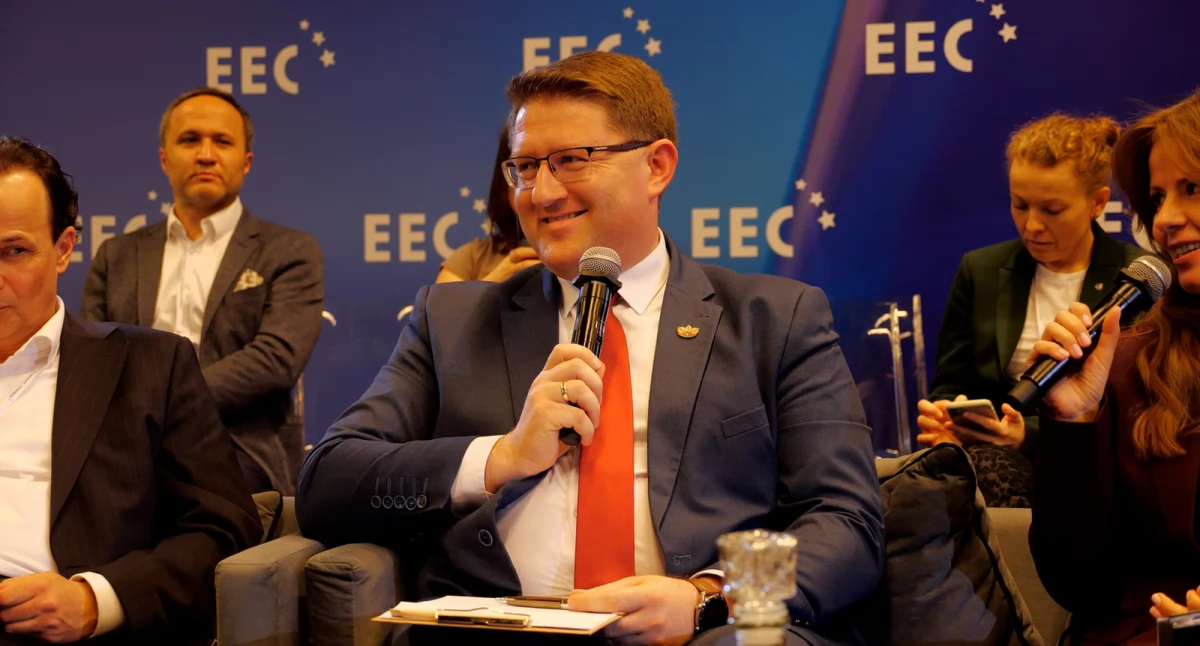 Dyskusja o zielonej transformacji i przyszłości energetyki - Mateusz Pindel, Prezes Zarządu WFOŚiGW na Europejskim Kongresie Gospodarczym