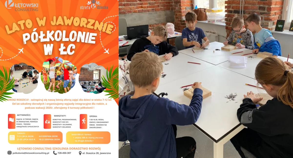 Półkolonie w Jaworznie - Zapisz dzieci na wakacyjne zajęcia 