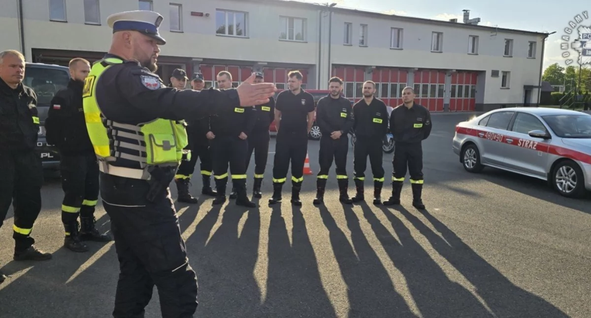 Wspólne działania policji i straży pożarnej na rzecz bezpieczeństwa