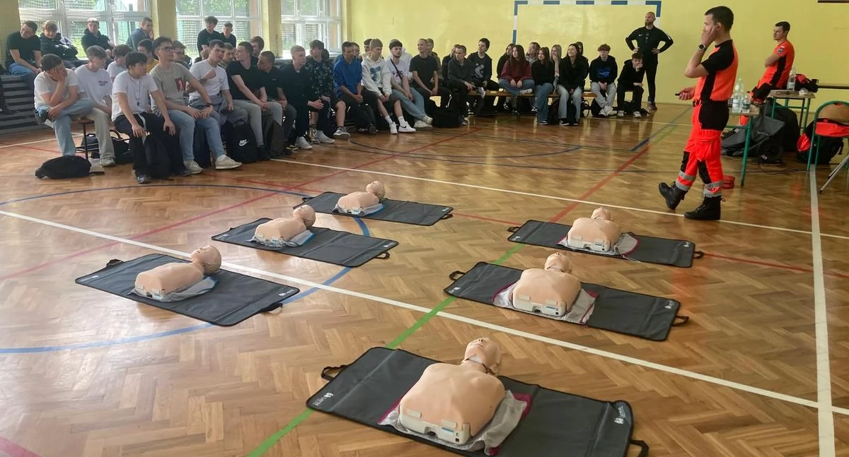 Szkolenie z pierwszej pomocy w ZSP nr 3 w Jaworznie