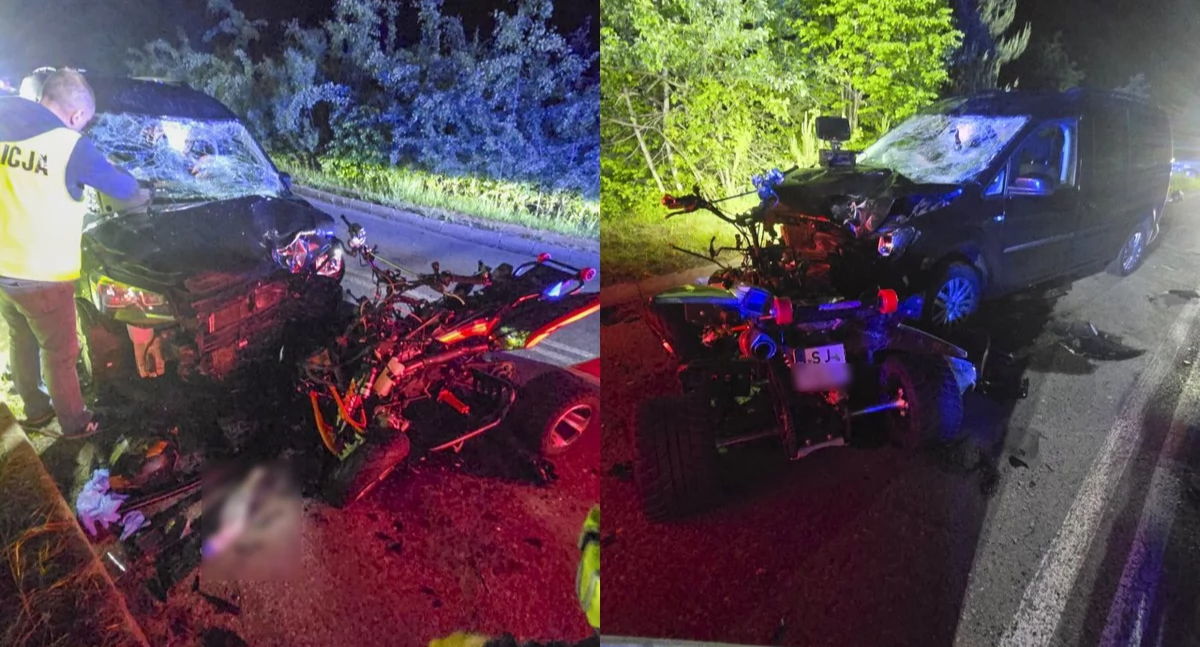 Śmiertelny wypadek w Jaworznie. Nie żyje kierowca quada