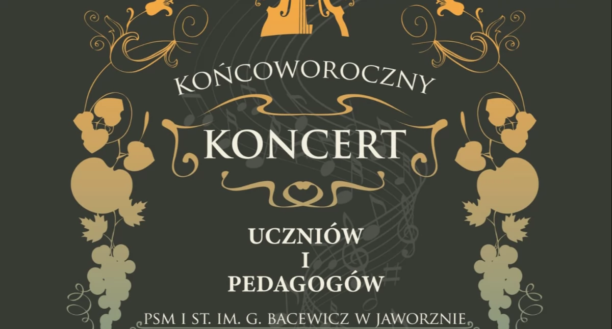 Jaworznicka szkoła muzyczna zaprasza na koncert końcoworoczny 
