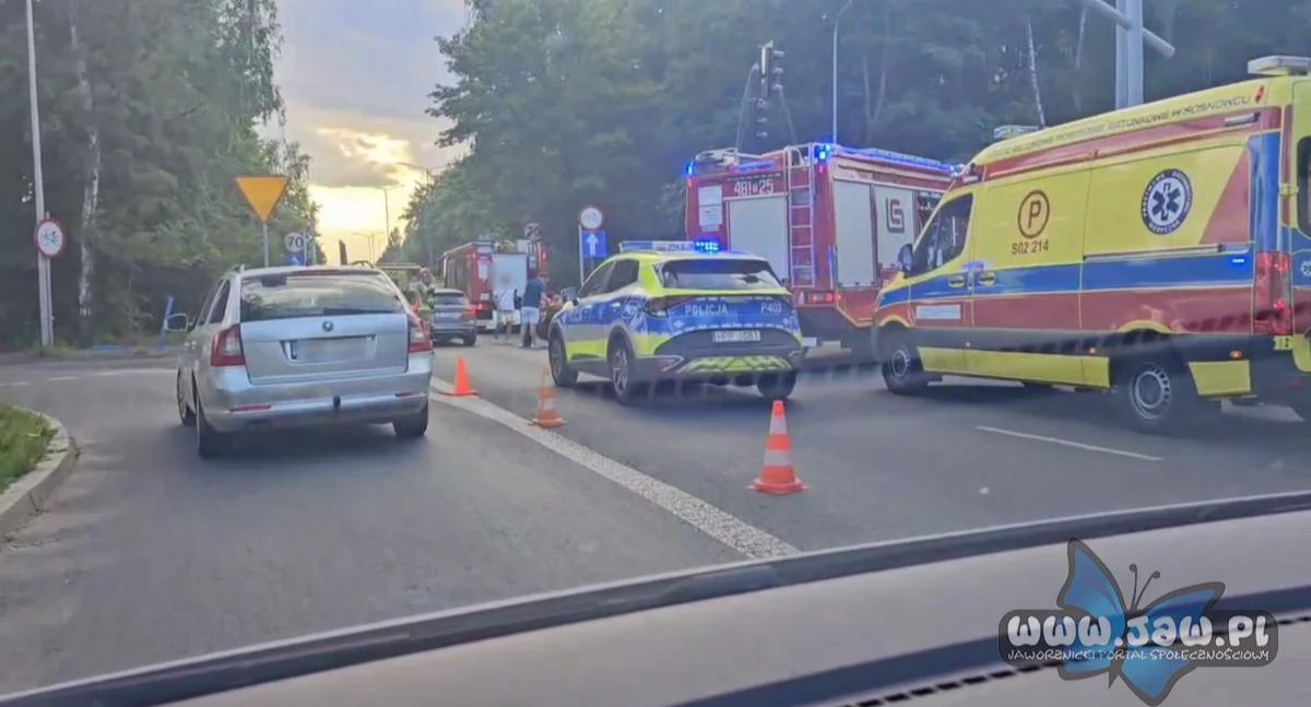 Kolejna kolizja przy Parku Lotników
