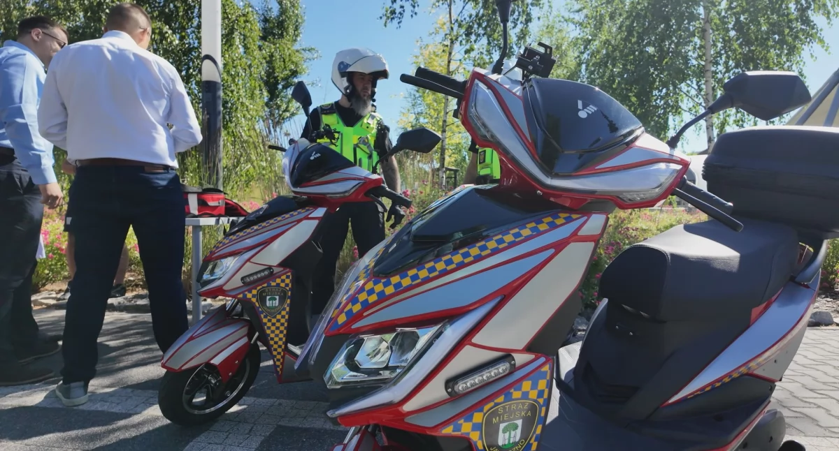 Elektryczne skutery patrolują Jaworzno 