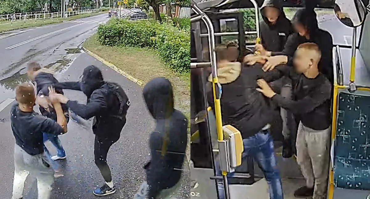 Brutalny atak w autobusie w Jaworznie! 17-latkowie katowali pasażera, potem pobili niepełnosprawnego seniora!