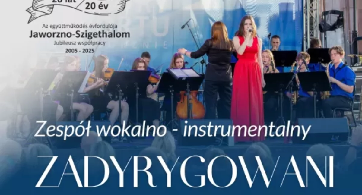 Zadyrygowani w GEOsferze na 20-lecie współpracy Jaworzna z Szigethalom