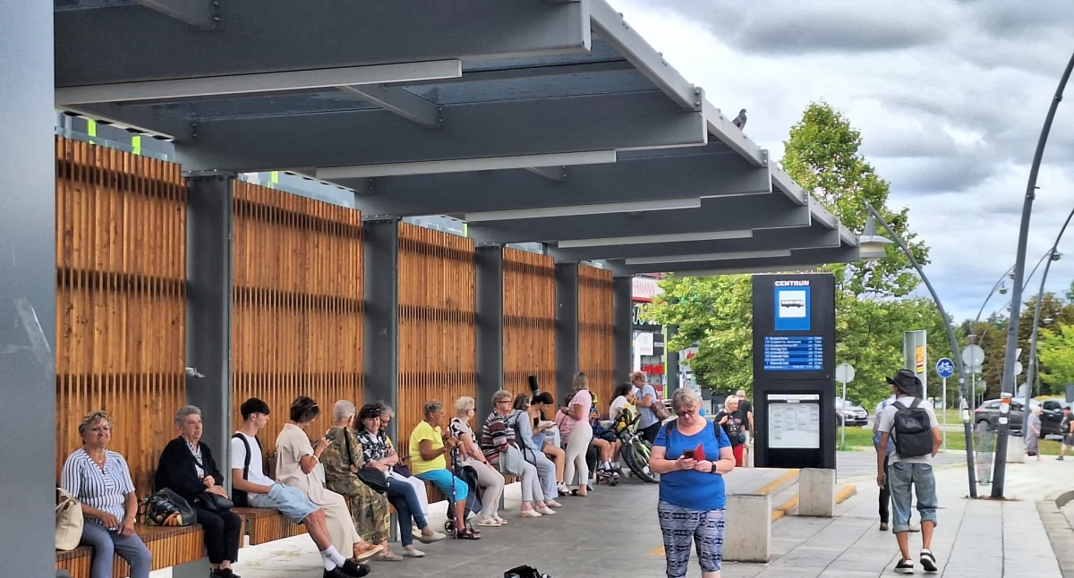 Planty i przystanek Centrum – nieco szkaradne
