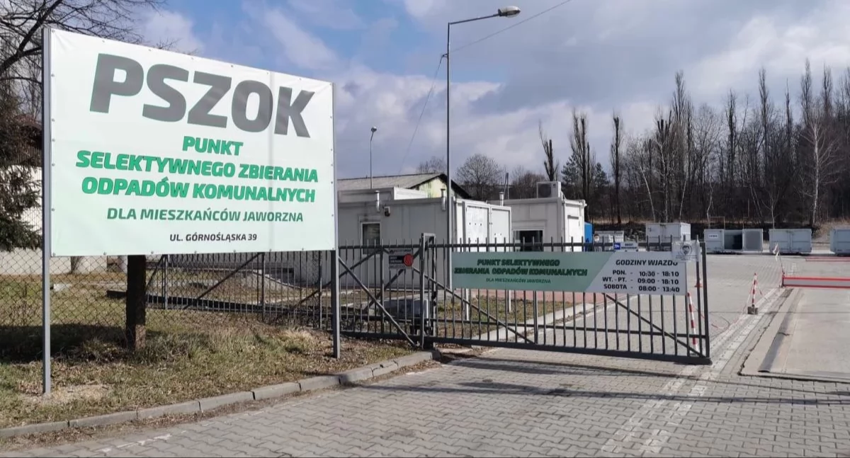 PSZOK w Jaworznie tymczasowo nieczynny