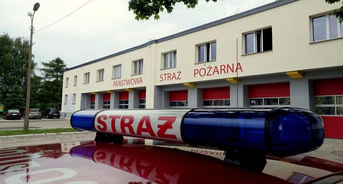 Pożar w domu na ulicy Słowackiego