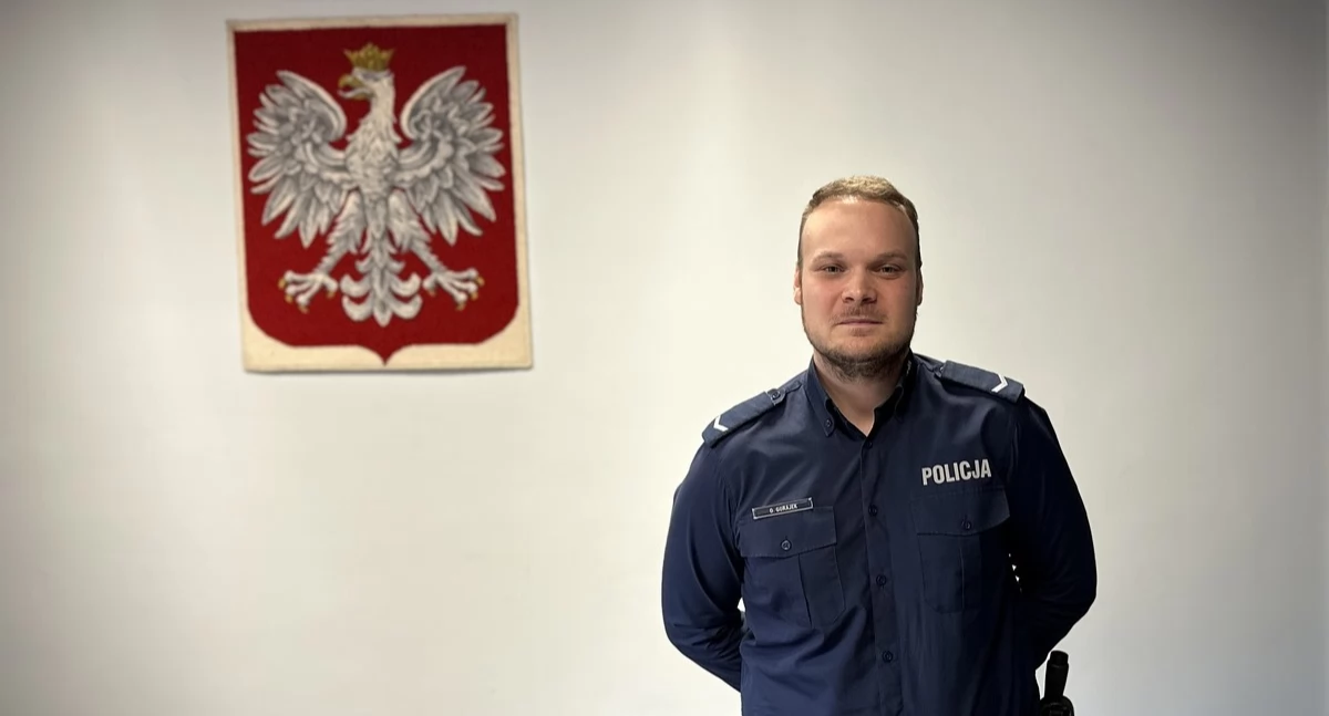 Po służbie zatrzymał złodzieja alkoholu