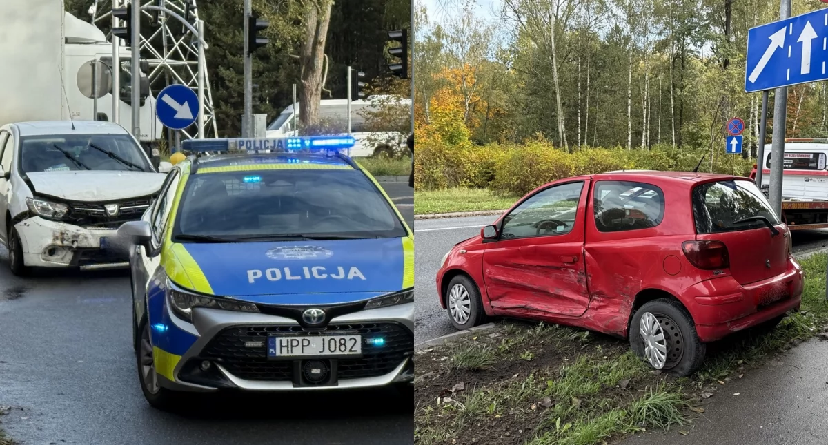 Kolizja na ulicy Grunwaldzkiej