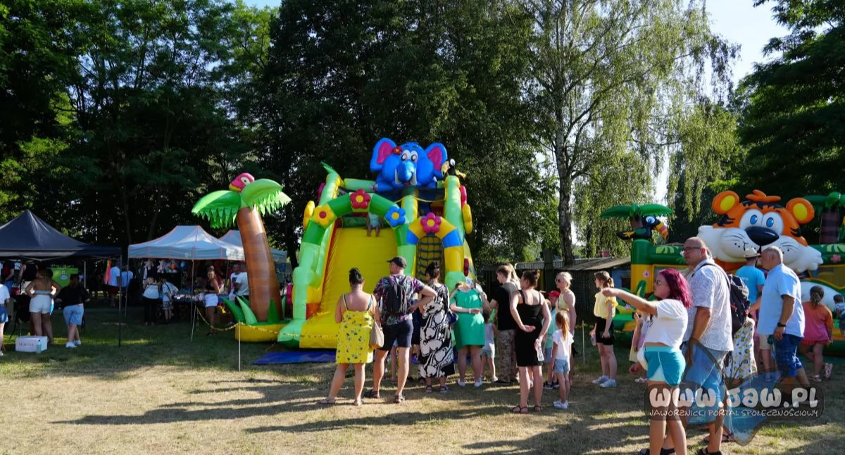 Rodzinny piknik na Dąbrowie Narodowej w sierpniu