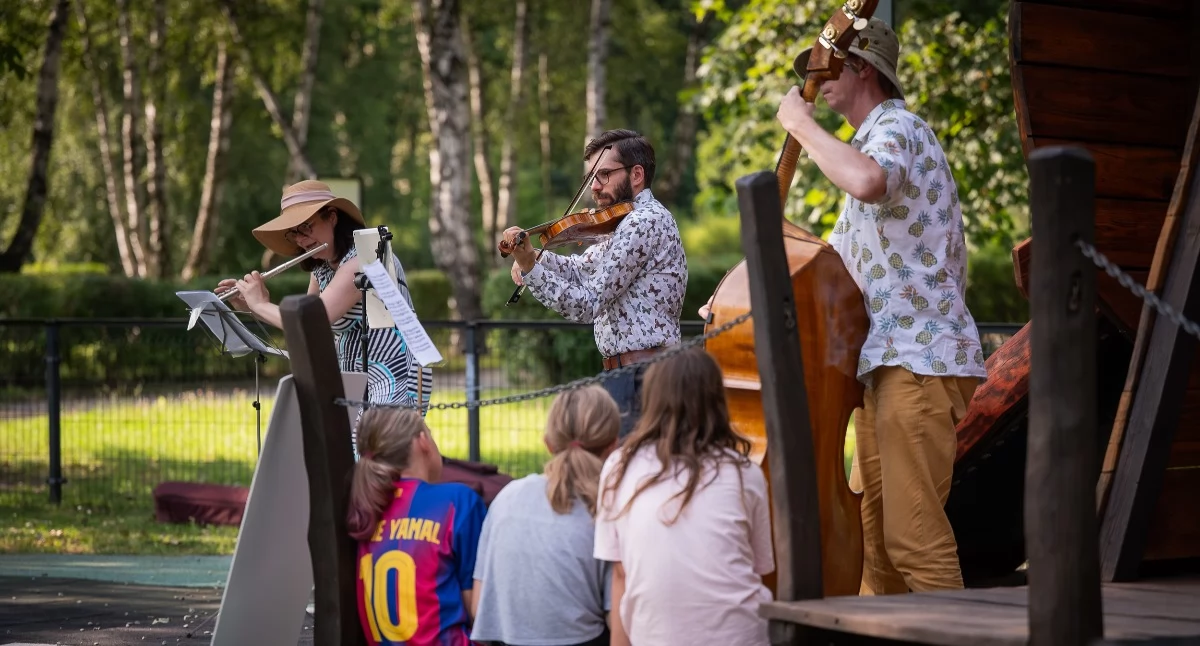 Muzyka zamiast głośników. „Bach w piach” zachwycił mieszkańców Jaworzna