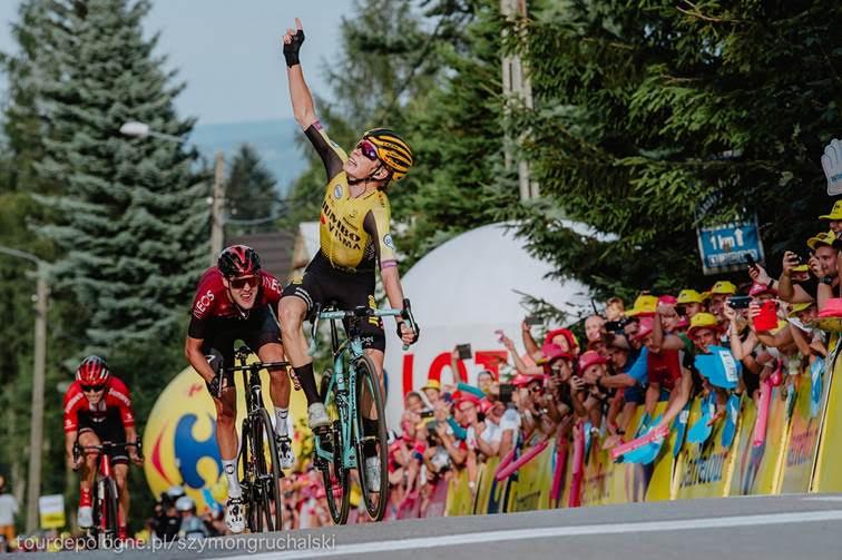 Jonas Vingegaard zwycięzcą etapu i nowym liderem Tour de Pologne
