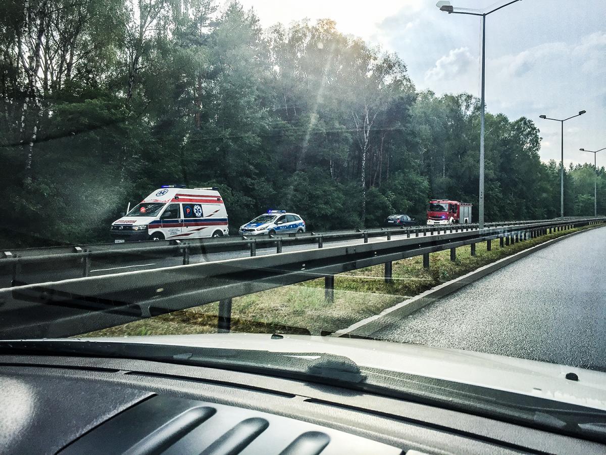 Kolizja na Wschodniej Obwodnicy