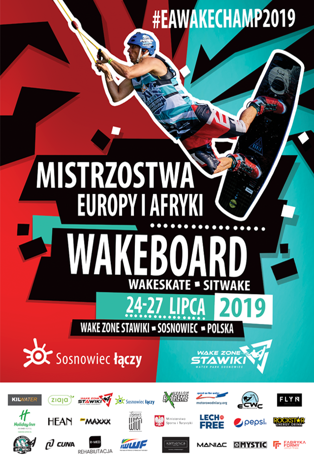 Gwiazdy wakeboardingu z Europy i Afryki powalczą o medale Sosnowcu!