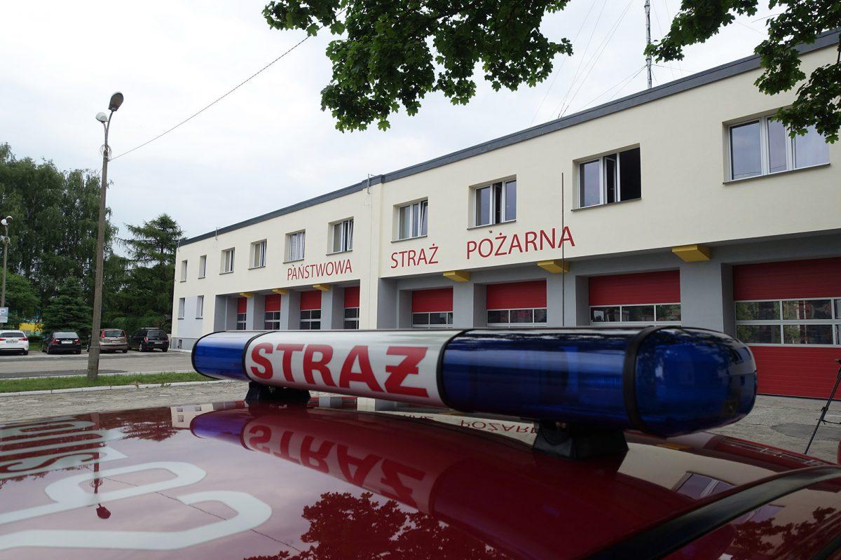 Pożar w bloku na Północnej