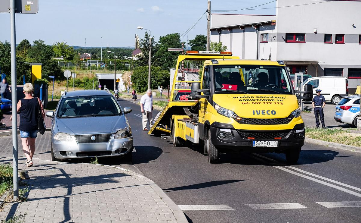 71-latek doprowadził do kolizji na Mostowej