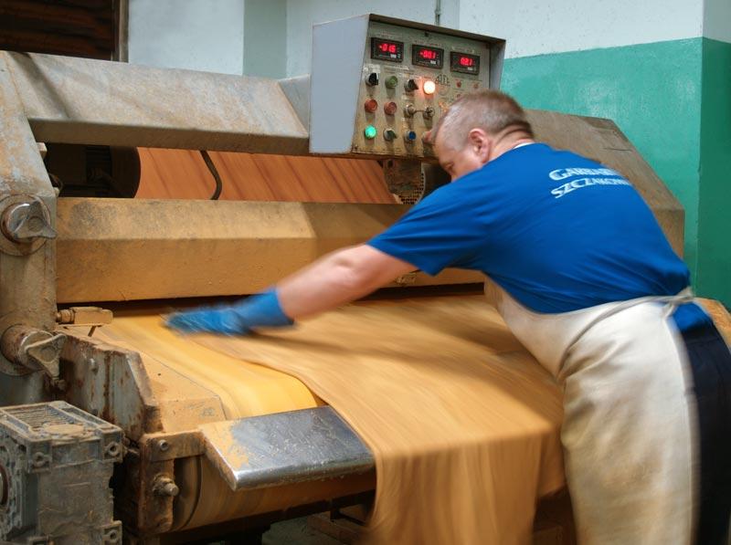 Prace technologiczne w Garbarni