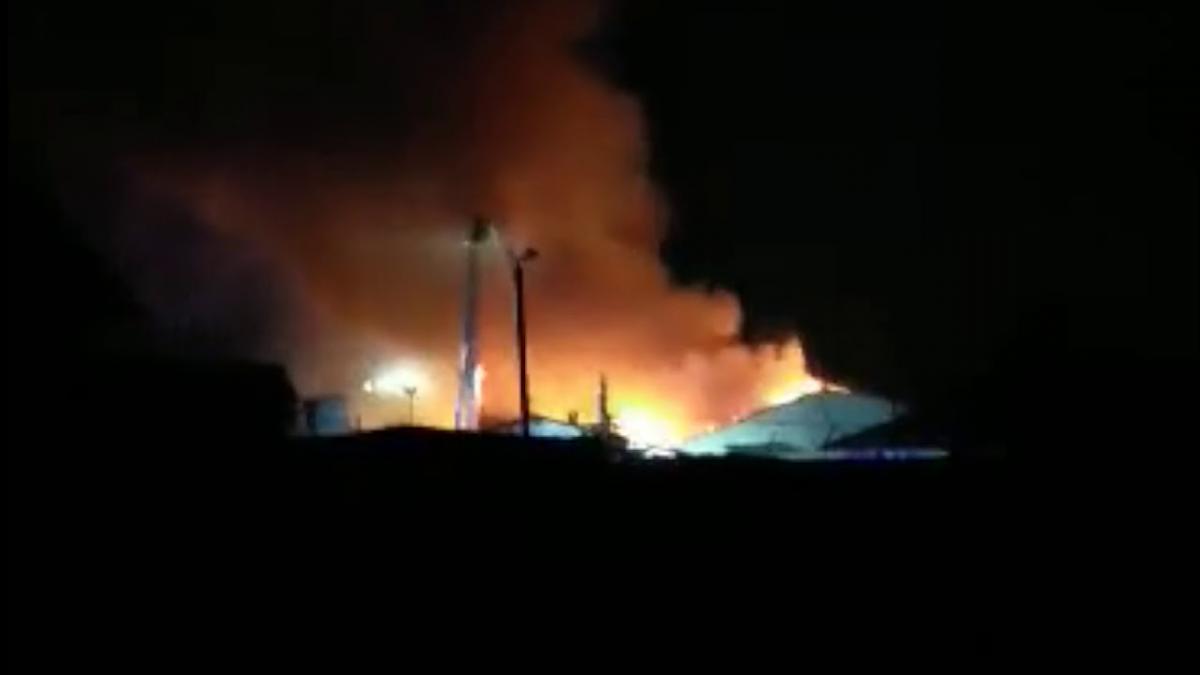 Ogromny pożar na Solskiego w Jaworznie.