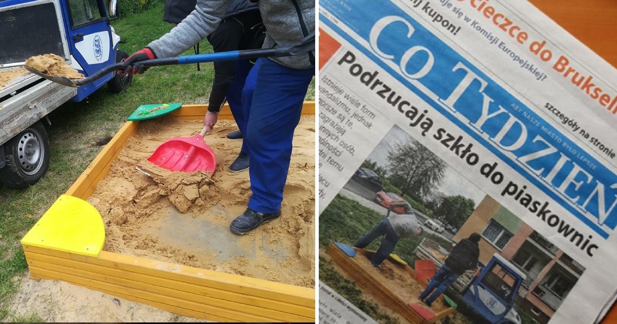 Podrzucają szkło do piaskownic. Szczegóły w Co Tydzień!