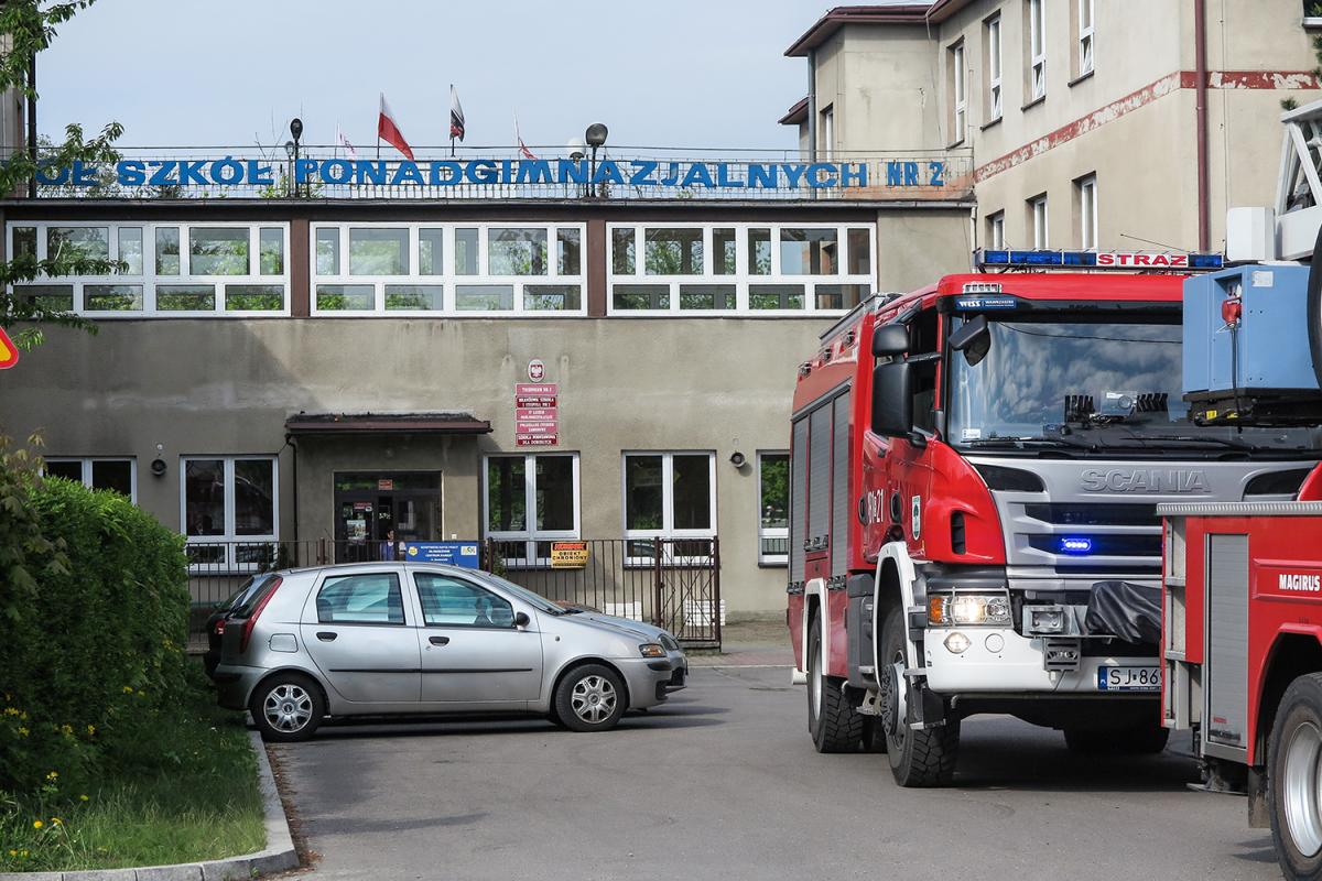 Alarm bombowy w 7 szkołach w Jaworznie