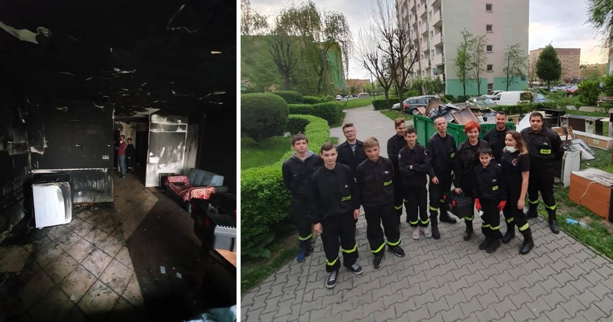 Ochotnicy zakasali rękawy i pomogli pogorzelcom