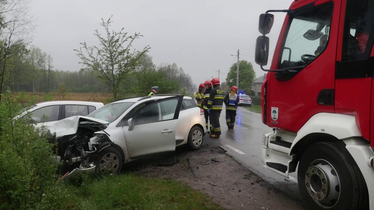 Groźna kolizja w Dębie