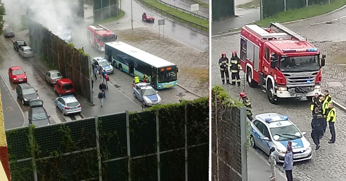 Na Grunwaldzkiej paliły się ekrany