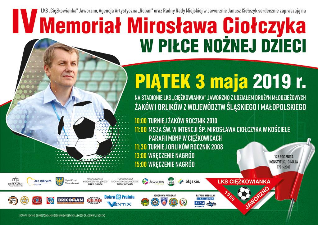 IV Memoriał Mirosława Ciołczyka w Piłce Nożnej Dzieci