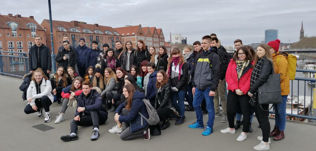 Uczniowie I LO z wizytą w Bremie