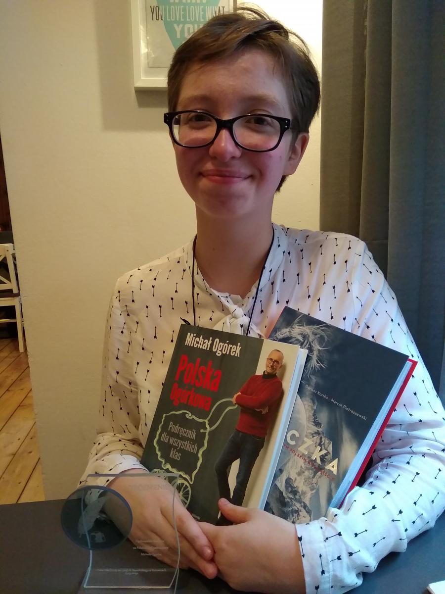 Natalia Dębska - nagrodzona felietonistka z I LO