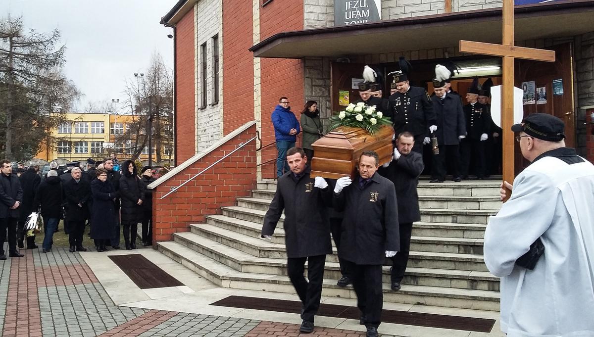 Podziękowanie za udział w pogrzebie Edwarda Barana