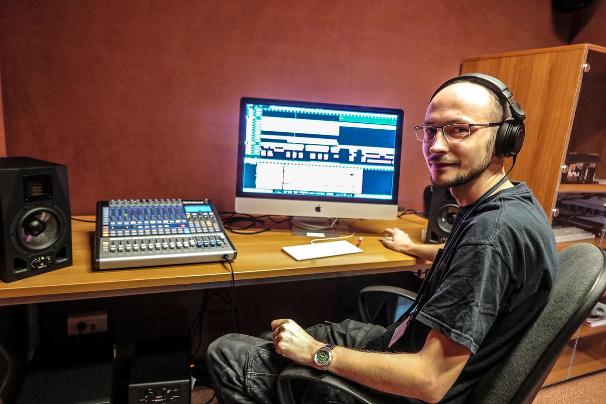 Studio nagrań w miejskiej bibliotece
