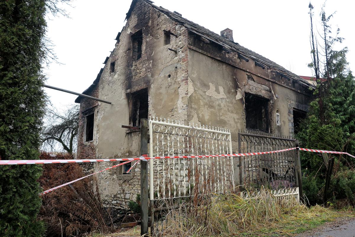 Pożar pustostanu przy ul. Świstackeigo