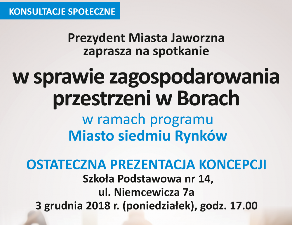 Miasto 7 Rynków: spotkanie mieszkańców Borów