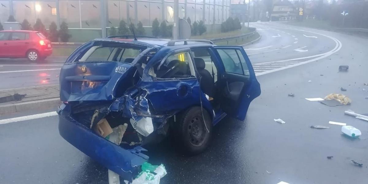 Spowodował kolizję i uciekł z miejsca zdarzenia. Już trafił w ręce policji.