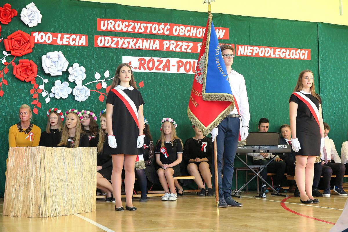 Obchody 100-lecia odzyskania przez Polskę niepodległości w Szkole Podstawowej nr 8
