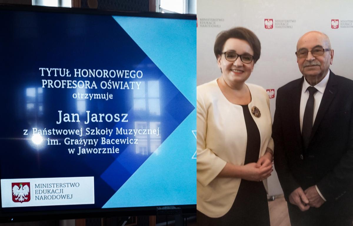 Honorowy Profesor Oświaty z Jaworzna