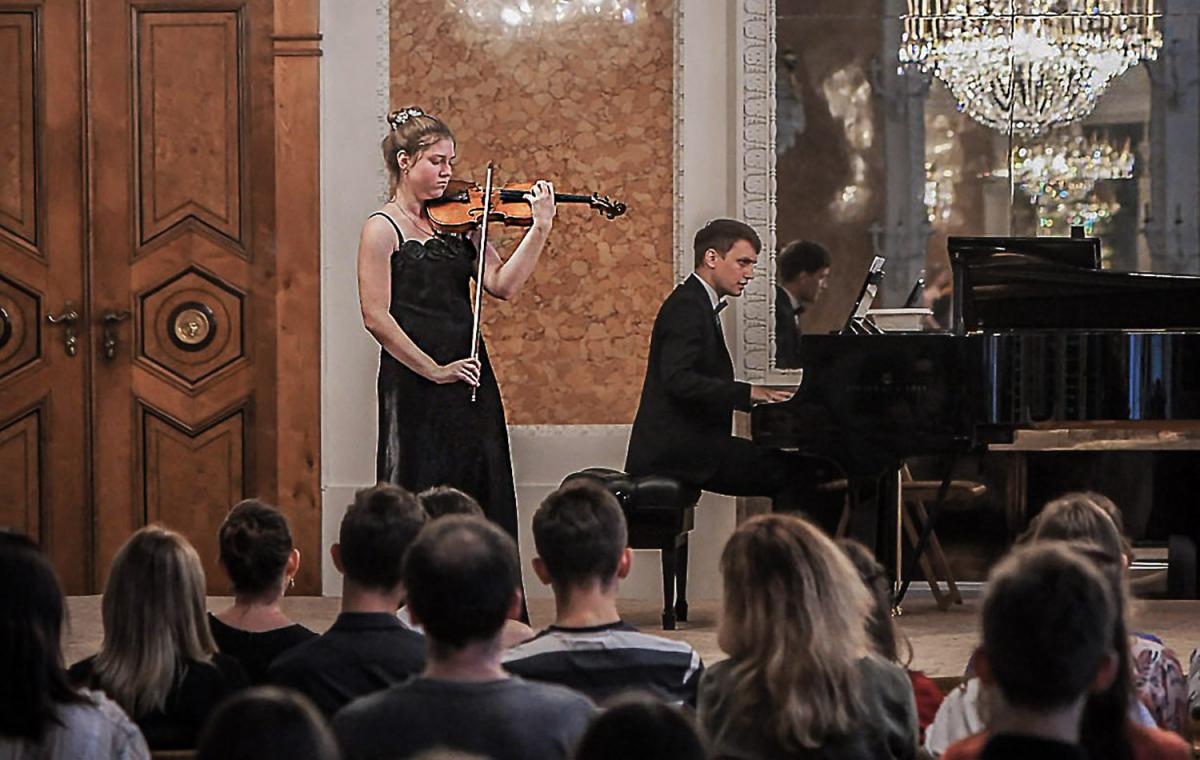 Emilia Szłapa na Międzynarodowych Kursach Muzycznych w Łańcucie