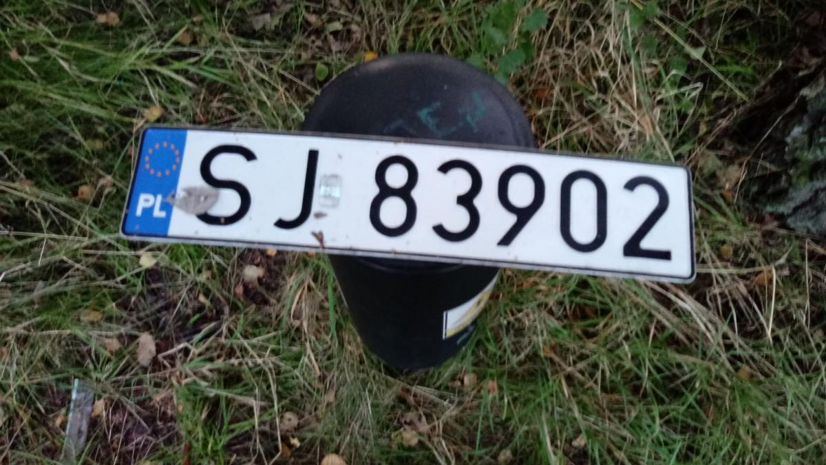 Znaleziono tablicę rejestracyjną