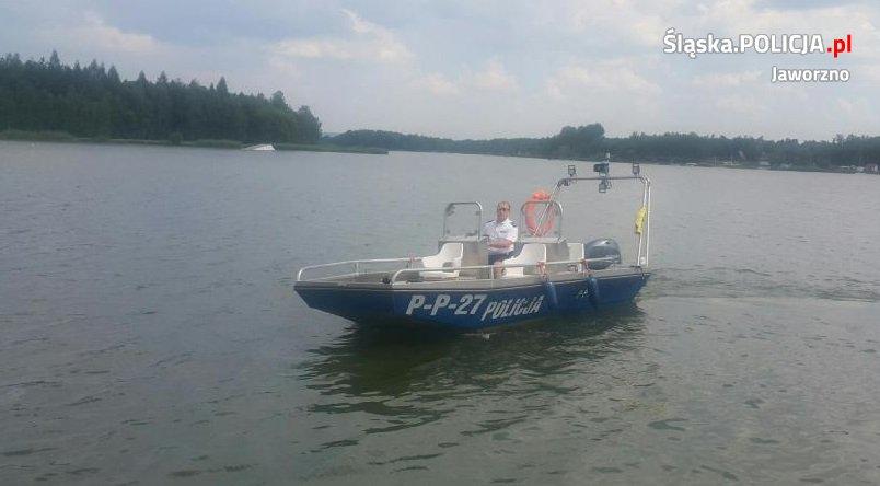 Akcja ratownicza na Zalewie Sosina