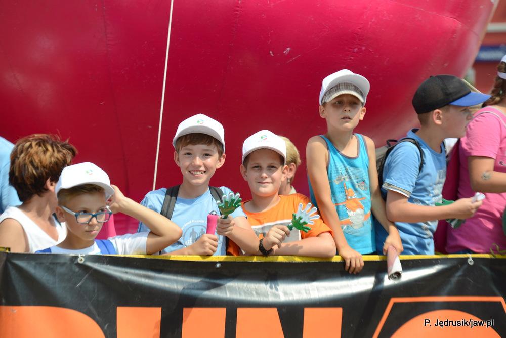 Mini wyścig kolarski dla najmłodszych