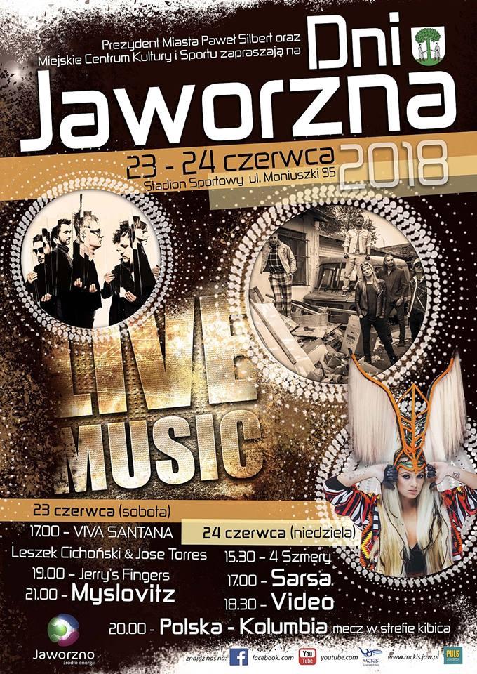 Dni Jaworzna 2018 – plan koncertów