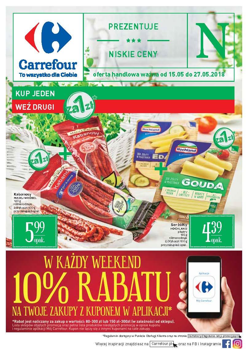 Gazetki promocyjne hipermarketu Carrefour Jaworzno