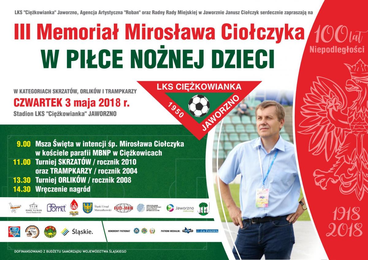 III Memoriał Mirosława Ciołczyka w Ciężkowicach