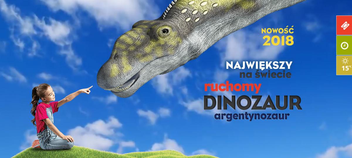 Największy na świecie Ruchomy Argentynozaur w Zatorlandzie